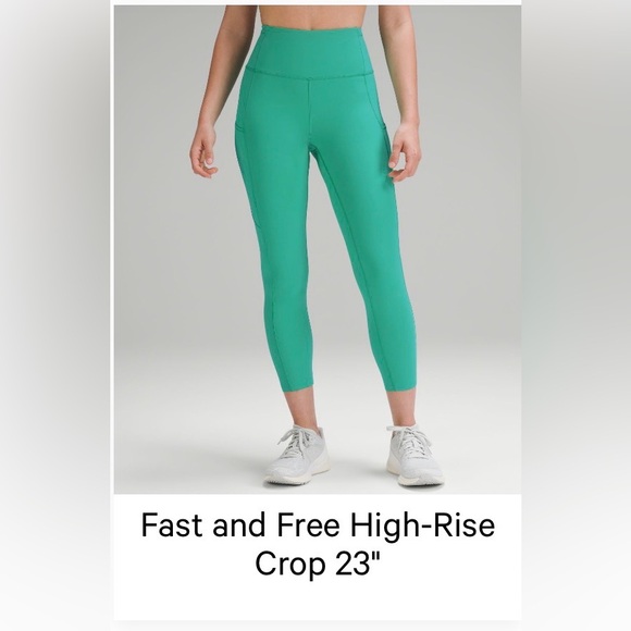 Lululemon Fast and Free 23” leggings - Picture 7 of 7